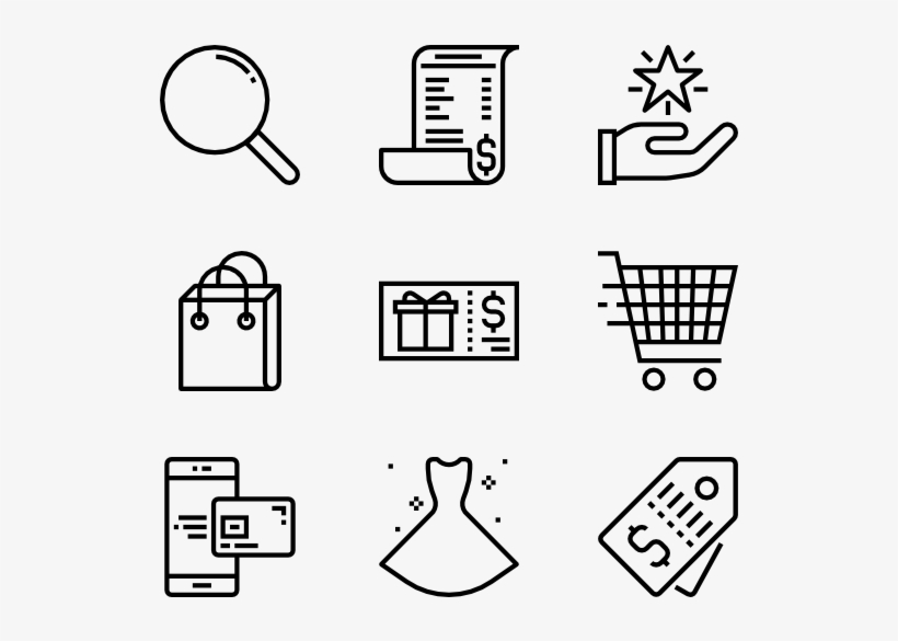 Shopping - Customer Service Line Icon, transparent png #1179532
