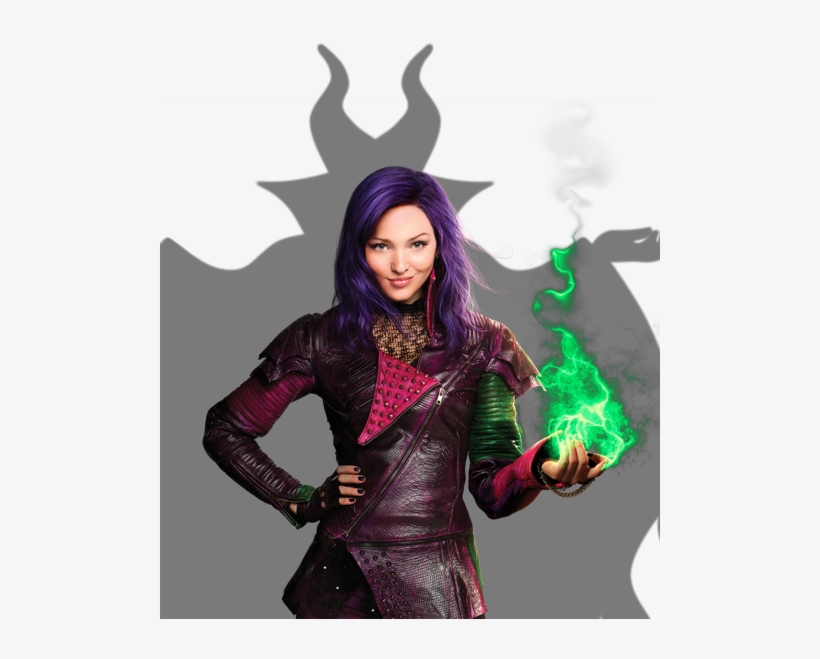 Disney Descendants Mal, Decendants, Maleficent, Halloween, - Descendants 2 (disney Descendants), transparent png #1179566