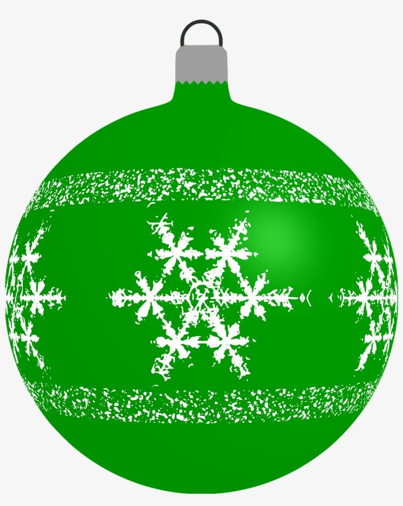 Vector Graphics, - Christmas Single Balls Ornaments Png Green, transparent png #1179738