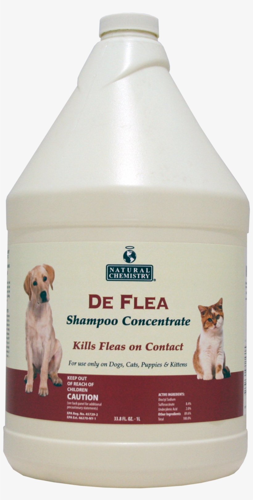 11015 Deflea Pet Shampoo Concentrate 1 Gal, transparent png #1179741