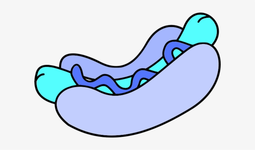 Hotdog Clipart 151 - Hot Dog For Coloring, transparent png #1179768