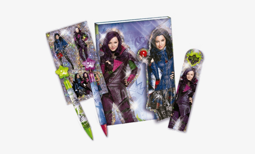 Catálogo De Juguetes De Los Descendientes - Cife Descendants Agenda Spiral Glitter With Accessories, transparent png #1179907