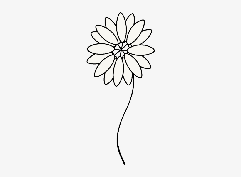 How To Draw Daisy Flower - Safavieh Wall Mirror Mir4017a Chrysanthemum Mirror, transparent png #1180192