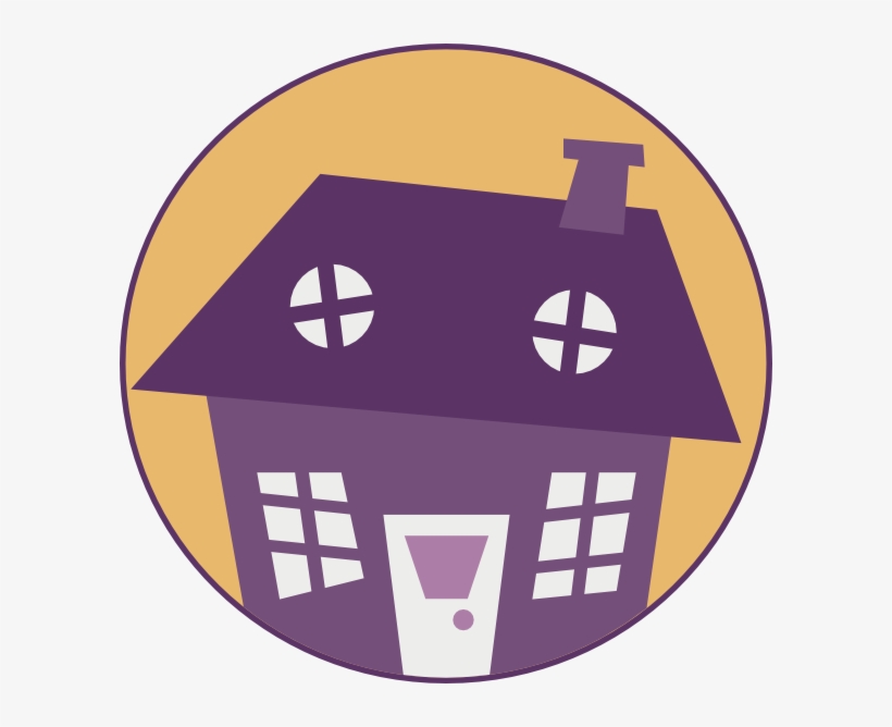 How To Set Use Little Purple House Svg Vector, transparent png #1180410