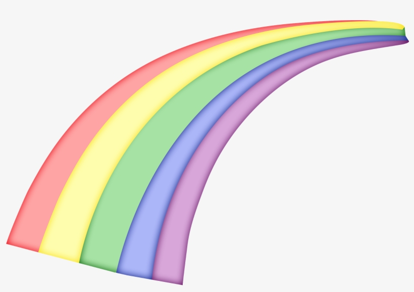 Imagen De Arco Iris - Pastel Rainbow Clip Art, transparent png #1180611