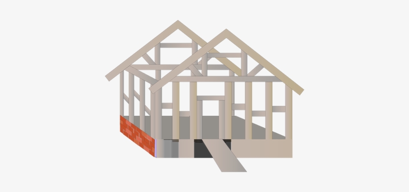 Ian Symbol Construction House Frame - Building A House Png, transparent png #1180718
