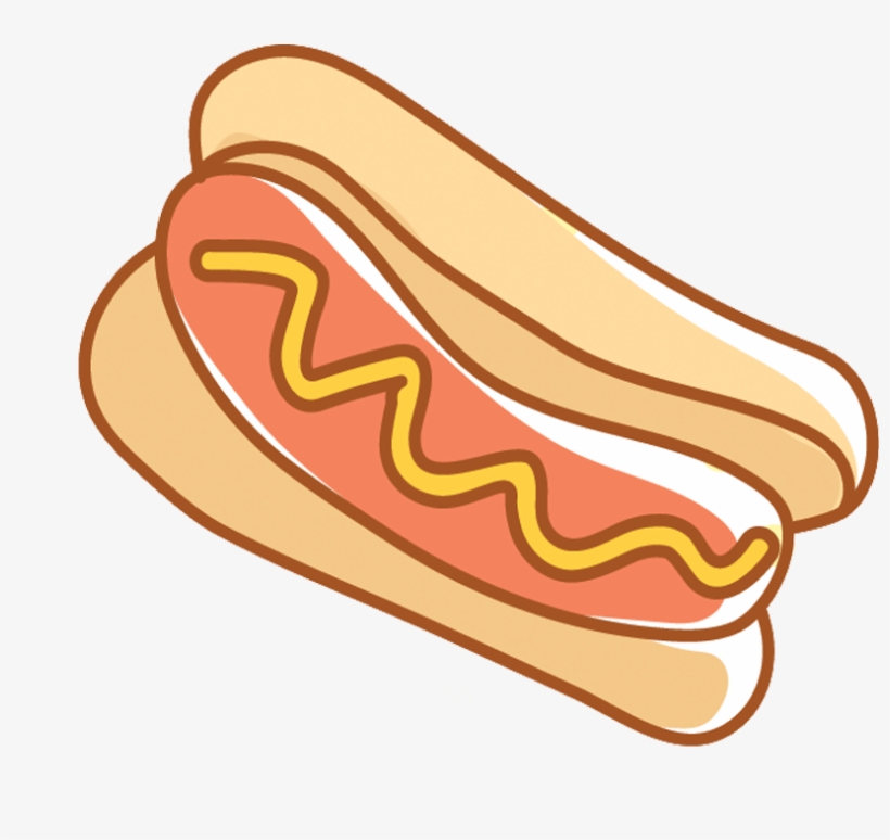 Hot Dog Bun Bread Clip Art - Susage In Bread Clip Art, transparent png #1180723