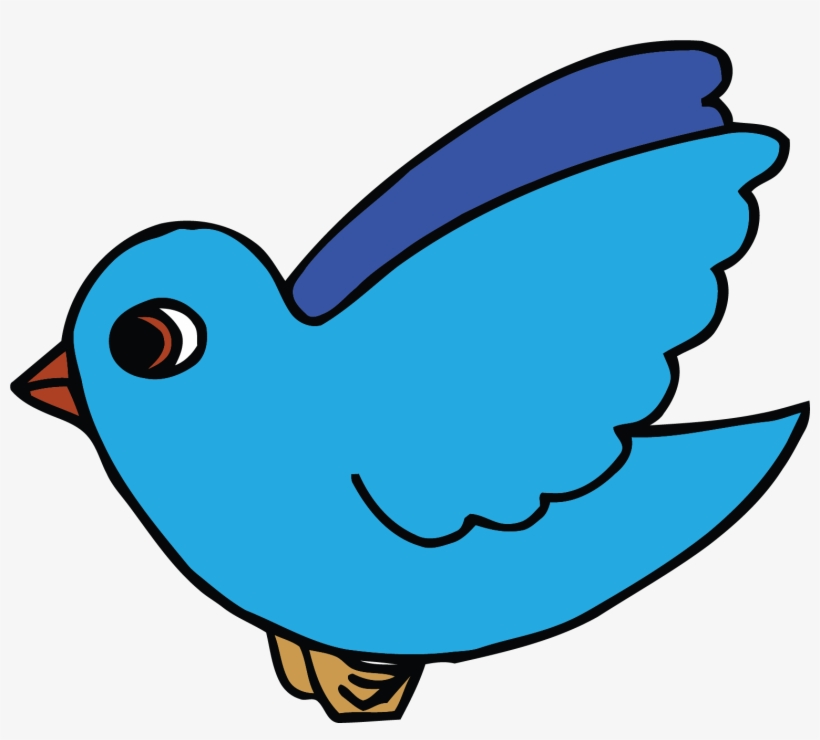 Sky Blue Bird Clipart Png Free Bird Cartoon Clipart Free