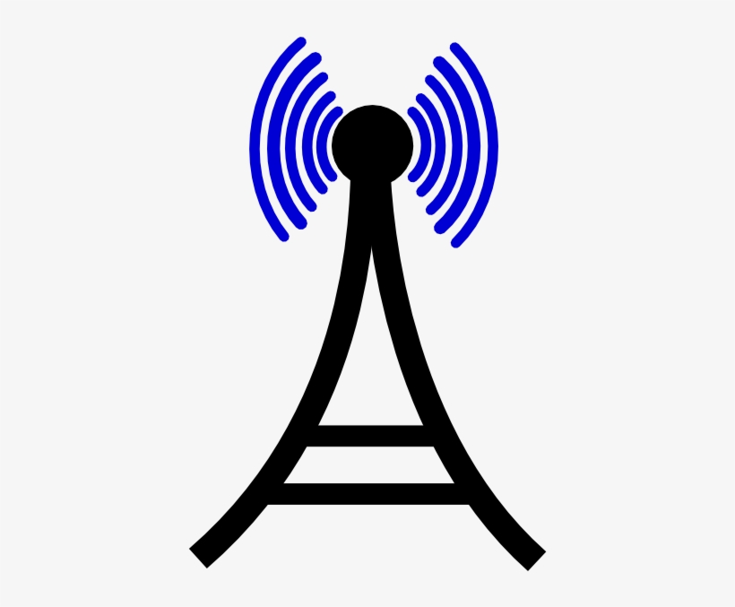 Cell Phone Tower Icon - Broadcasting Clip Art, transparent png #1181220