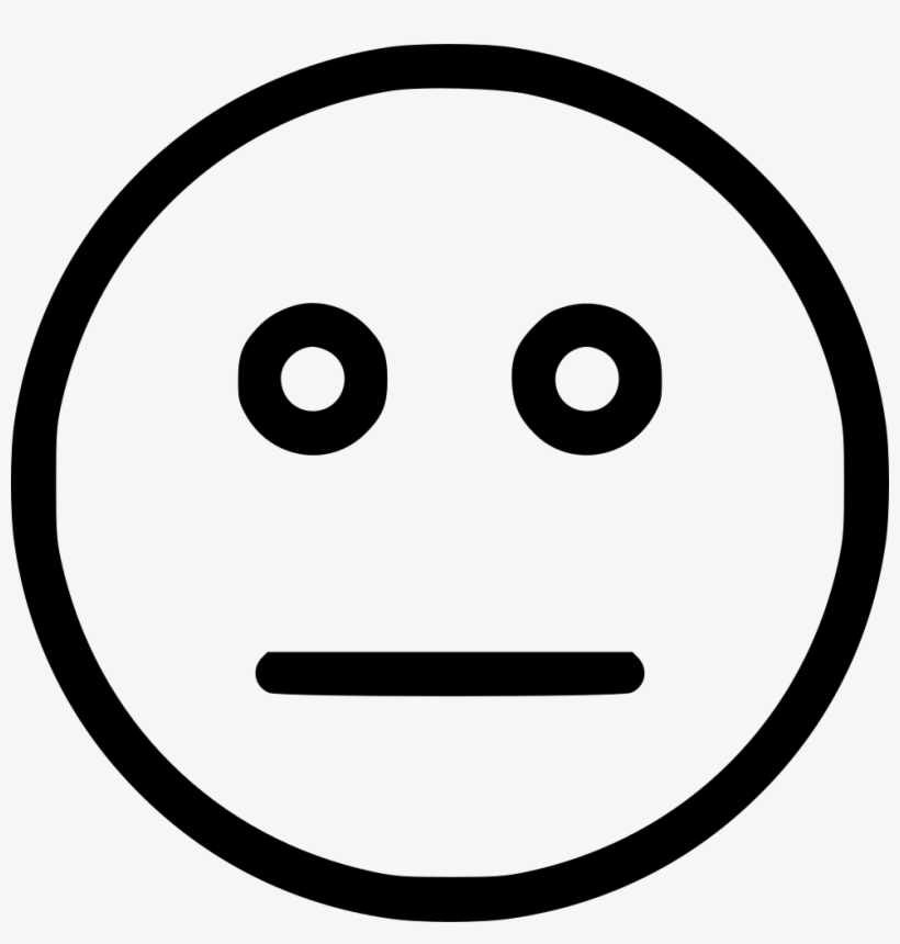 Boring Face Smiley Comments - Face, transparent png #1181582
