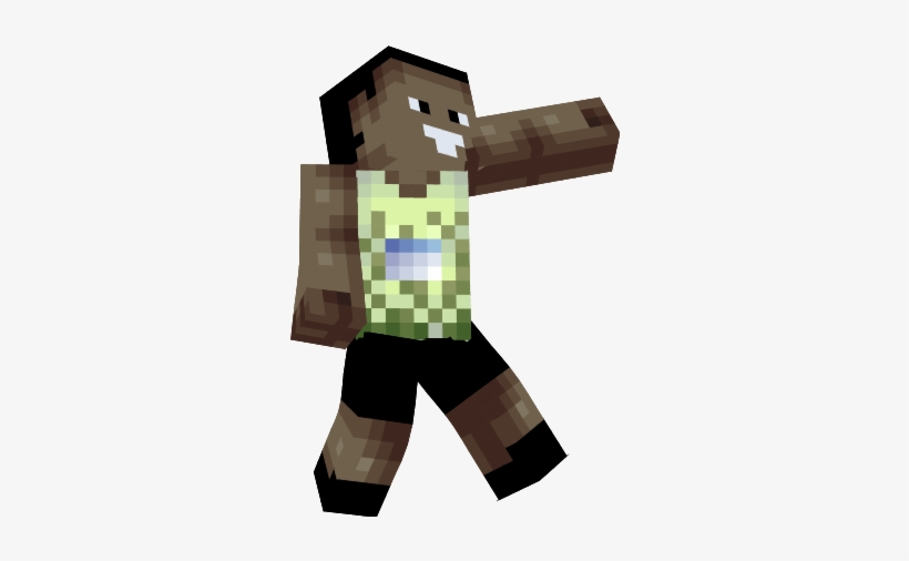 *trying And Failing On Making Him Stand In The Position - Minecraft, transparent png #1181685