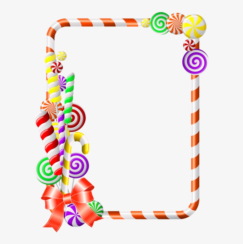 Candyland Border Png Image Library Stock - Candy Crush Photo Frame, transparent png #1181751