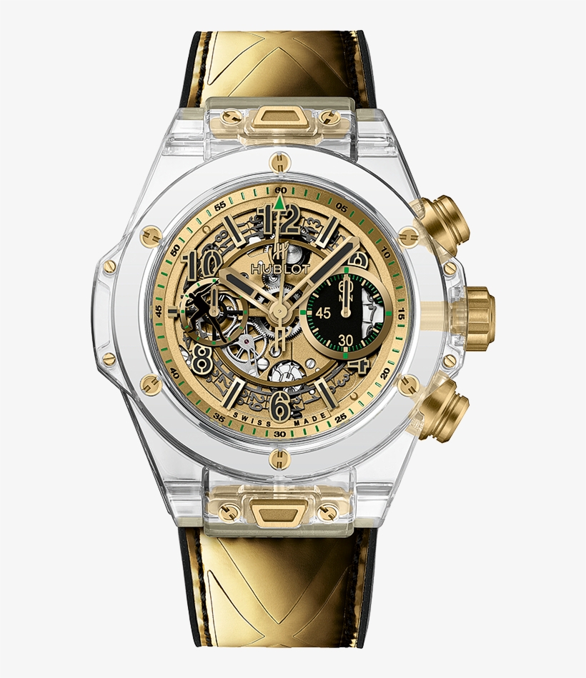 Hublot Big Bang Unico Sapphire Usain Bolt For Only - Hublot Big Bang Unico 45mm 411.jx.1170.rx, transparent png #1181813