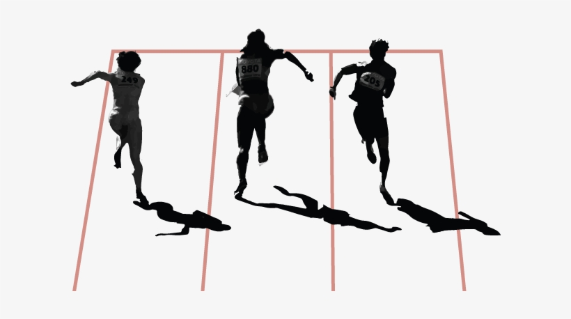 The 100-metre Sprint Where You Get To Choose The Runners - Running Across Finish Line, transparent png #1181884