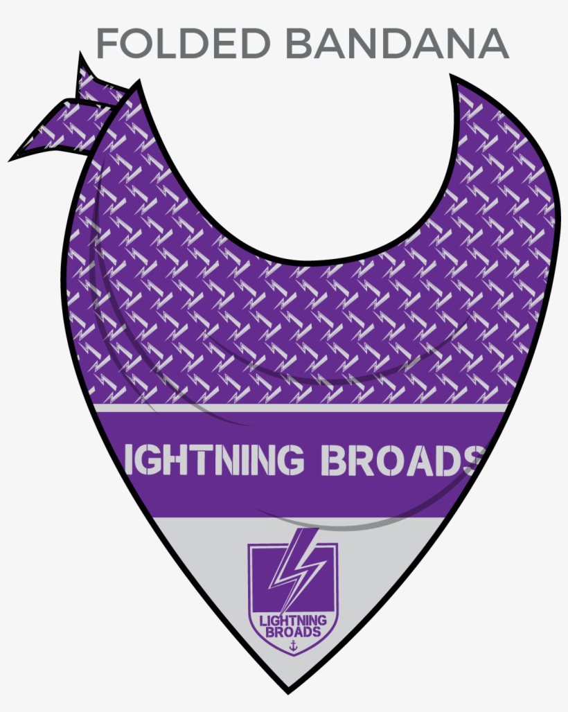 Oklahoma Victory Dolls Lightning Broads - Purple Bandana Png, transparent png #1182076