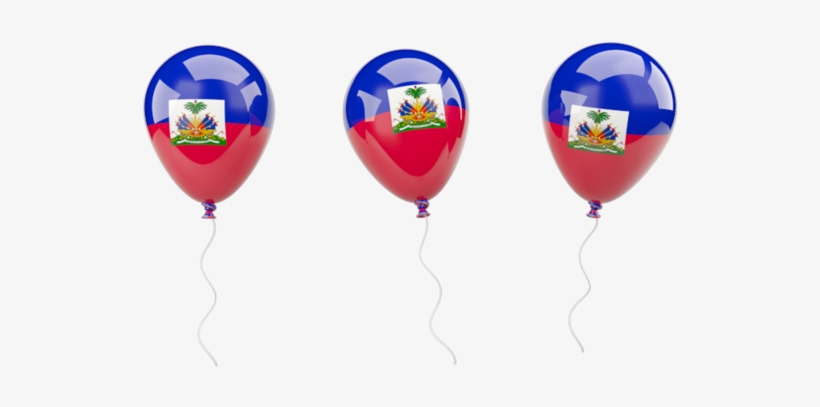 National Flag Of Haitian Flag Wallpaper Glossy Graphics - Trinidad And Tobago Balloon, transparent png #1182250