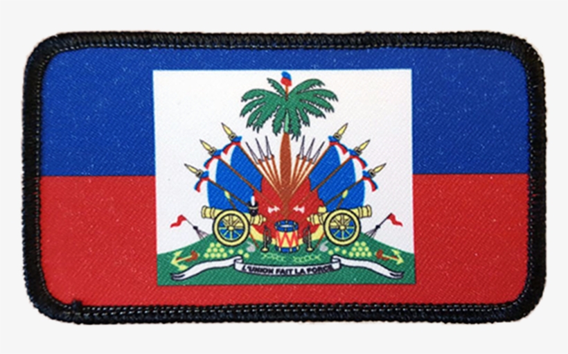 Haiti Flag Patch - Haïtian Flag, transparent png #1182270
