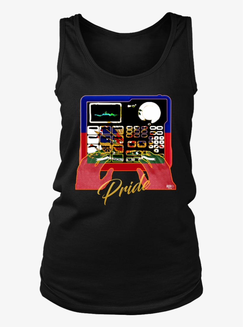 Haitian Flag Beatmaker Ladies Tank Top - Shirt, transparent png #1182372
