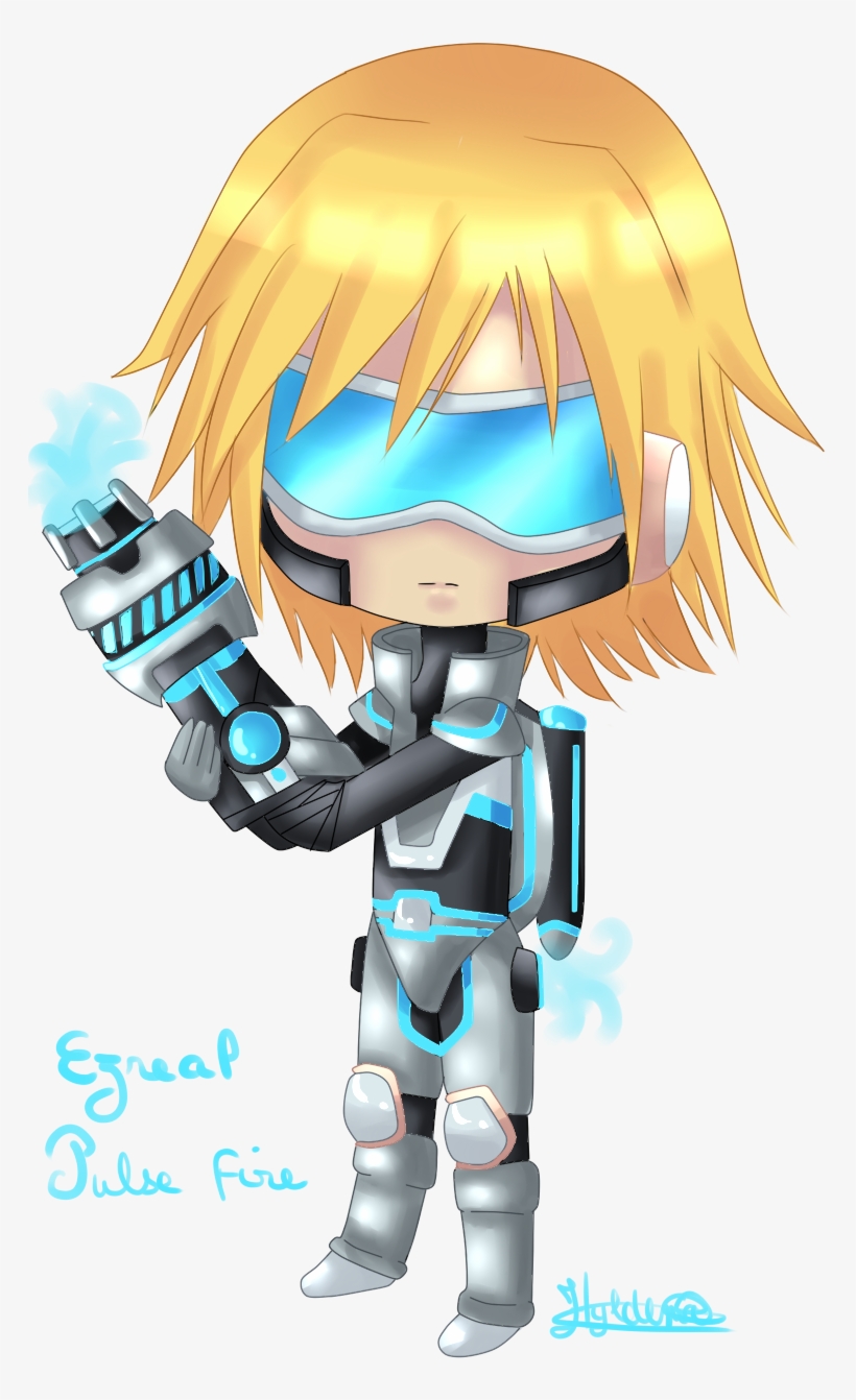 Chibi Ezreal Pulse Fire League Of Legends Chibi Ezreal Free Transparent Png Download Pngkey