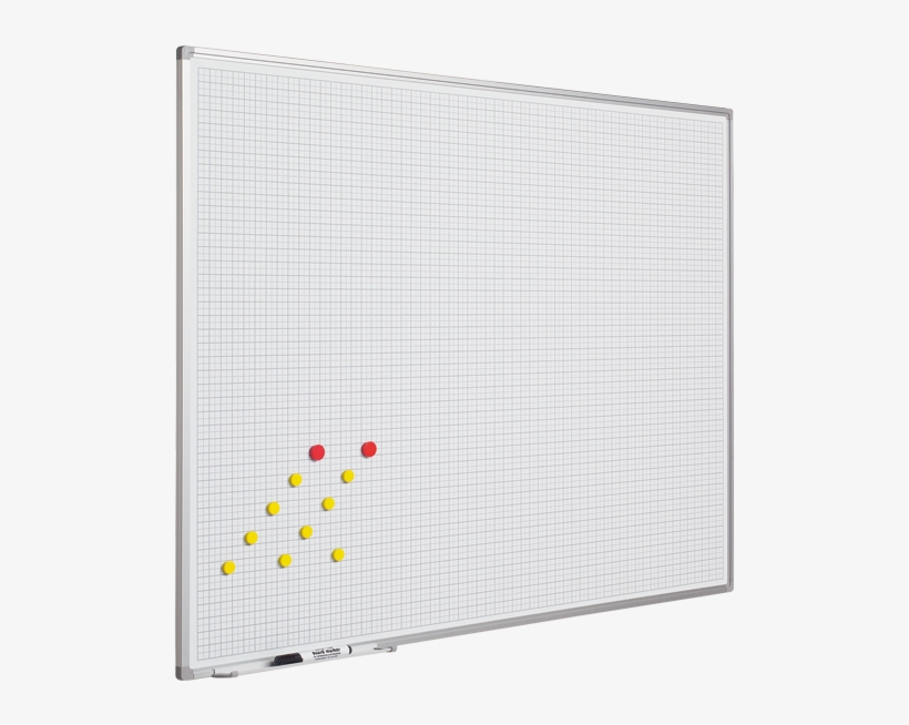 Magnetic Whiteboard Pre Printed Grid Lines - Paper, transparent png #1182801