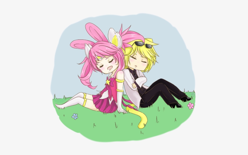 Kazura, I Really Do Ship Ezreal And Lux - Cartoon, transparent png #1183044