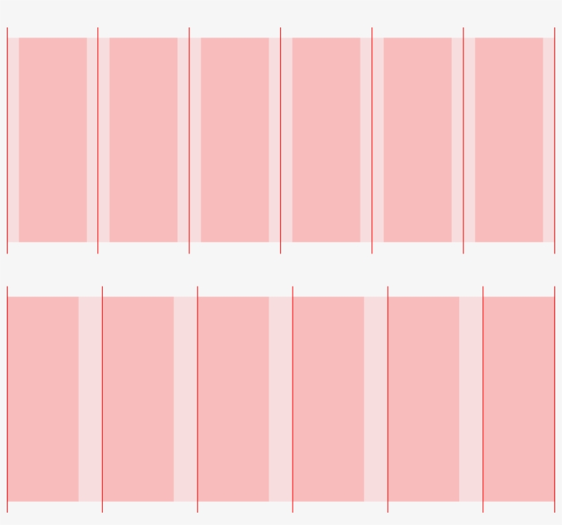 Comparison Of A Grid With 'gutter On Outside' On And - Colorfulness, transparent png #1183086
