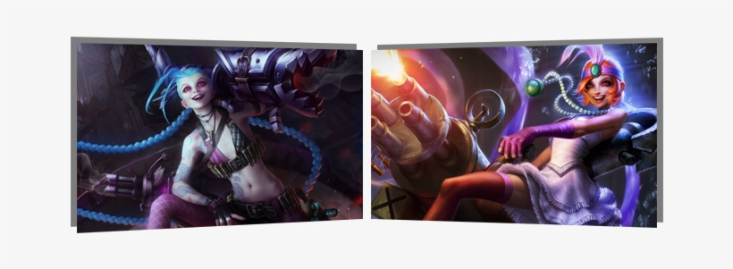 Ezreal & Frosted Ezreal (95 Rp) - Custom Made League Of Legends The Loose Cannon Jinx, transparent png #1183286