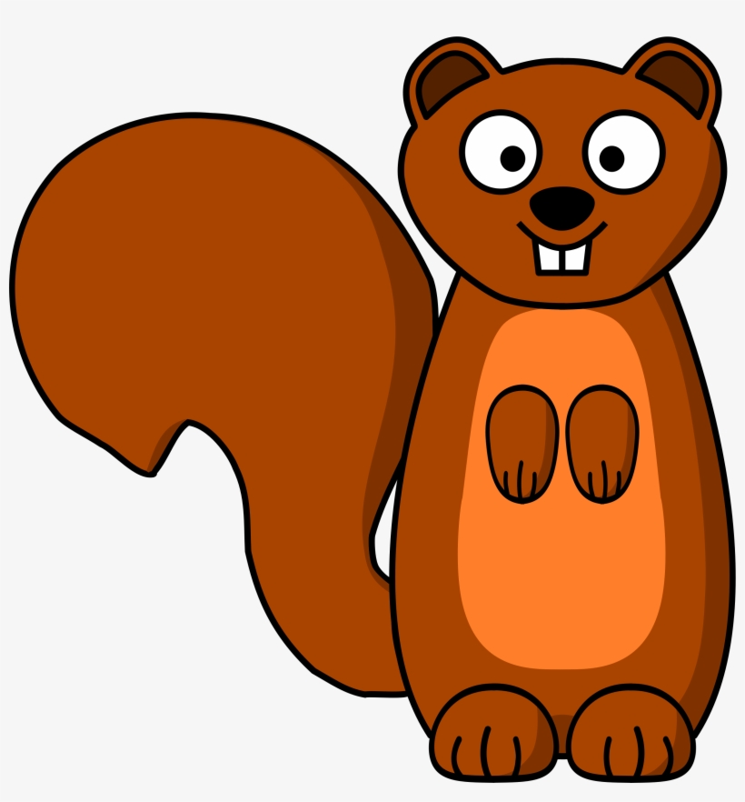 Squirrel Stoat Ferret Computer Icons Drawing - Clip Art Squirrel, transparent png #1183447