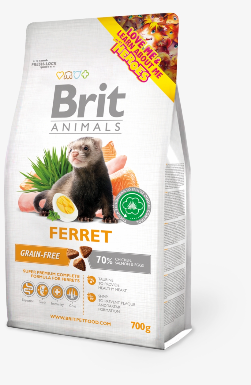 Brit Animals Ferret - Brit Animals Chinchilla, transparent png #1183719