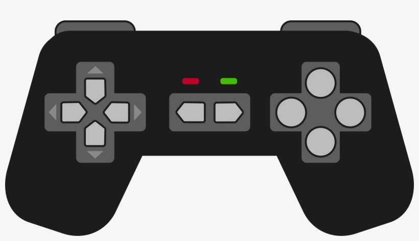 Gamepad Black Icons Png - Clip Art Game Controller, transparent png #1183722