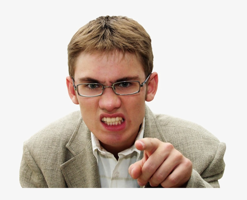 Angry Person Png Pic - Chip On Your Shoulder Idiom, transparent png #1183770