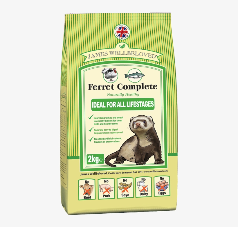 James Wellbeloved Ferret Food 10kg - James Wellbeloved Ferret Food 2kg - 2kg, transparent png #1184038