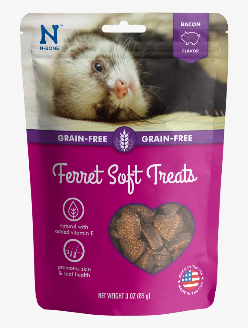 N-bone® Ferret Soft Treats In Bacon - N-bone 67520142 3 Oz Soft Ferret Bacon Treats, transparent png #1184065