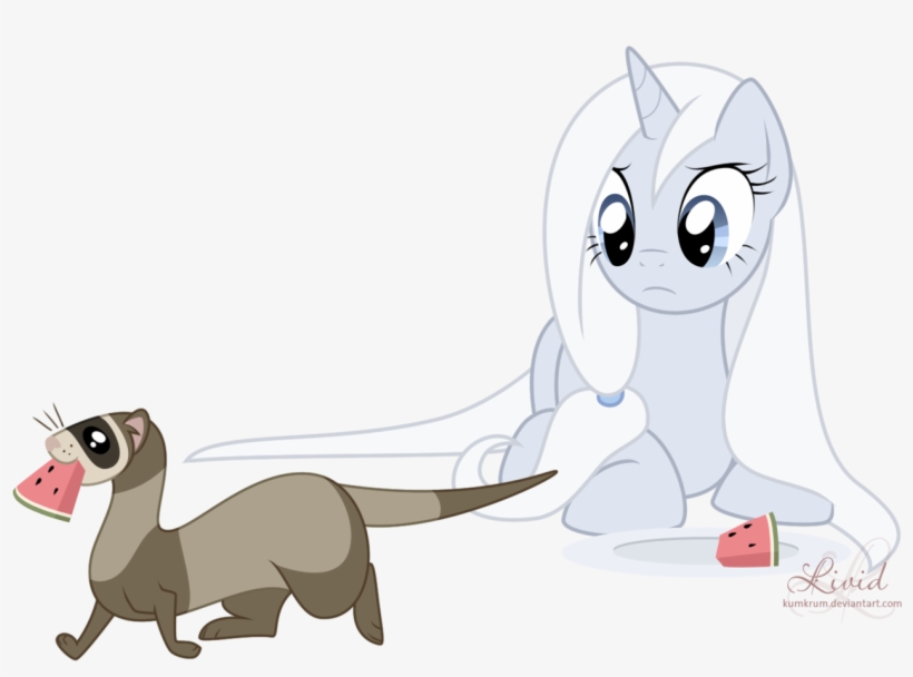 Kumkrum, Ferret, Mouth Hold, Oc, Oc Only, Oc - My Little Pony Ferret, transparent png #1184220