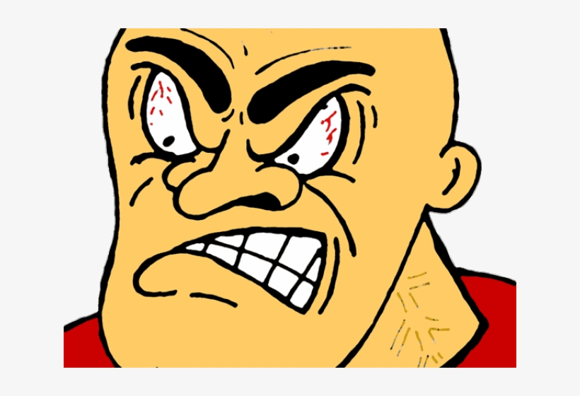 Angry Person Cartoon - Angry People Clip Art, transparent png #1184562