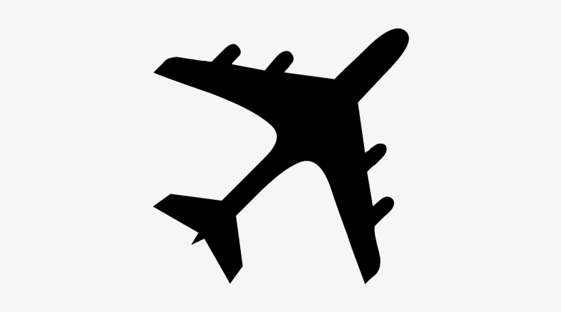 Aircraft Icon Icon - Airplane Silhouette Png, transparent png #1184886