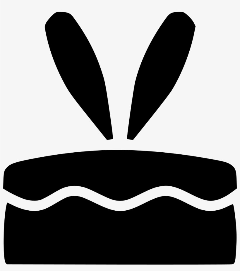 Cake Bunny Ears Rabbit Dessert Comments - Rabbit, transparent png #1185112