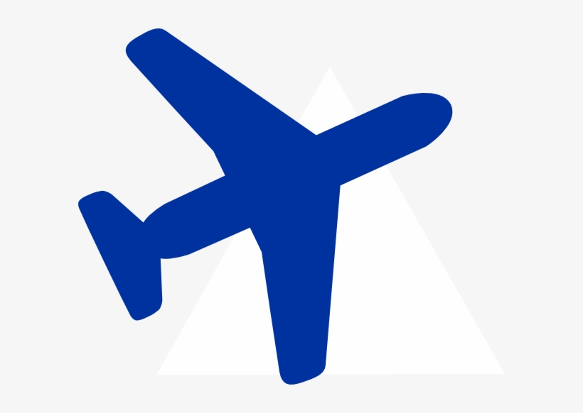 Blue Plane Clip Art At Clker Com Vector Online Royalty - Airplane Clipart Blue, transparent png #1185289