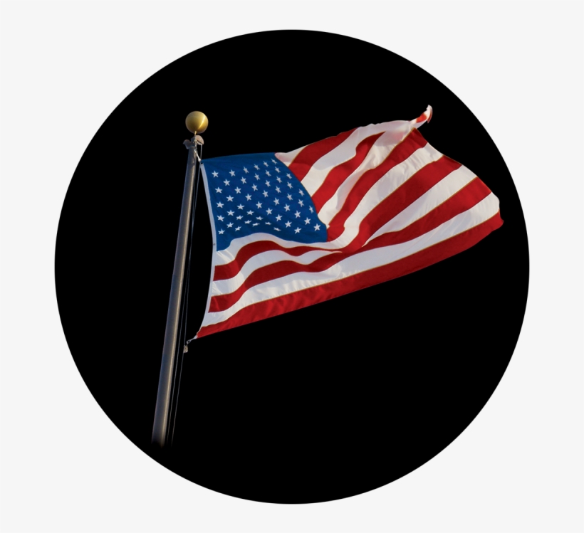 Waving Flag - Apollo Design 0045 U.s. Waving Flag Colourscenic Glass, transparent png #1185419