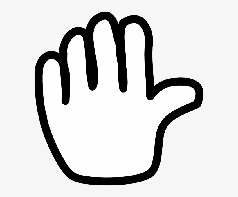 Clip Art At Clker Com Vector Online - Hand Waving Goodbye Clipart, transparent png #1185682