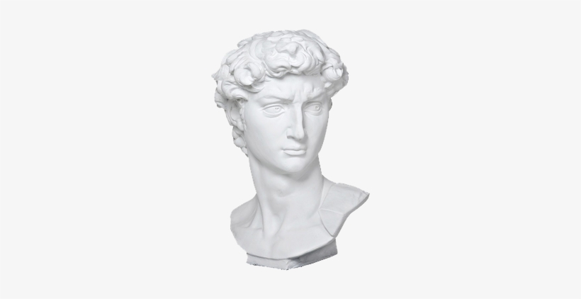 Statue Museum Man David Greek Renaissance Aesthetic - Vaporwave Statue Png, transparent png #1185735