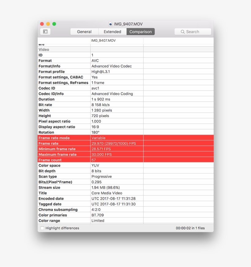Frame Rate For Ios Video - Frame Rate, transparent png #1185887