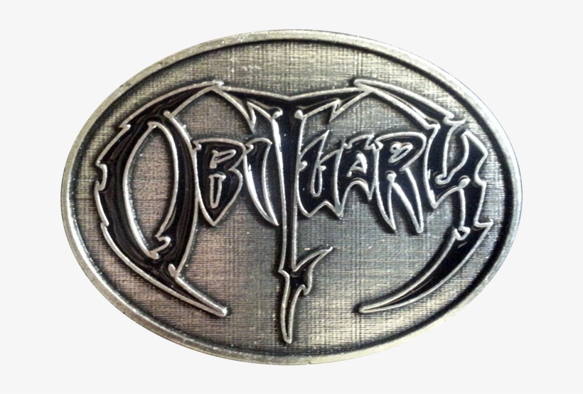 Diecast Belt Buckle - Obituary Пряжка, transparent png #1185918