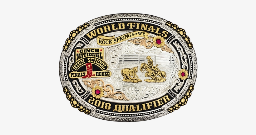 Nhsfr High School Finals Rodeo Qualifier Buckle - Rodeo, transparent png #1185991