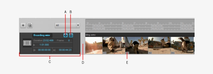The Video Thumbnails Pane - Cakewalk Sonar, transparent png #1186135