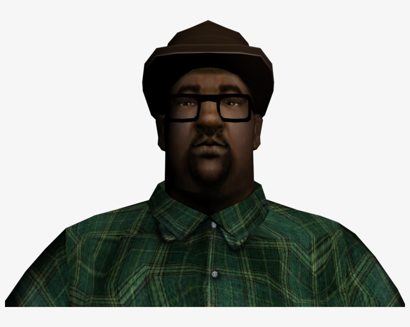 Big Smoke Face Png Jpg Royalty Free Download - Grand Theft Auto: San Andreas, transparent png #1186180