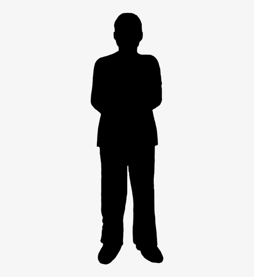 Man Silhouette - Security Guard Silhouette Png, transparent png #1186443