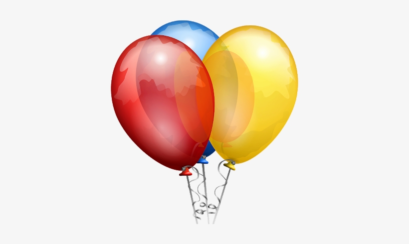Birthday Party Decoration Color Balloon Png Image - Balloons Png, transparent png #1186547