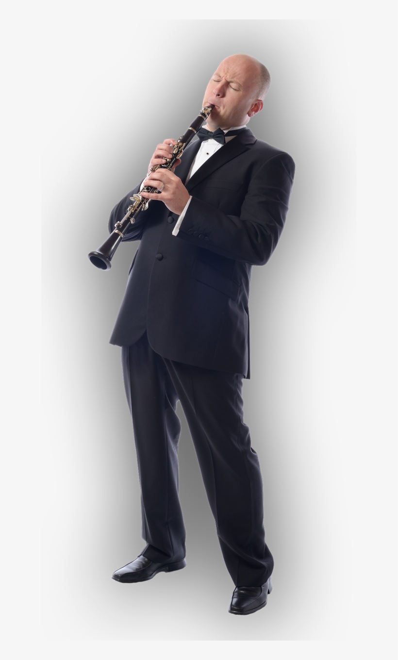 Clarinet Guy 650 - Guy Playing Clarinet Png, transparent png #1186806