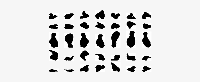 Examples From The Chicken Pieces Dataset - Silhouette, transparent png #1187190